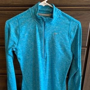 Nike Running long sleeve quarter zip shirt.